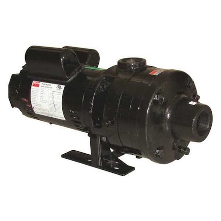 Dayton Pressure Booster Pump, 1 hp, 120/240V AC, 1 Phase, 1-1/2 in NPT Inlet Size, 2 Stage 45MW18