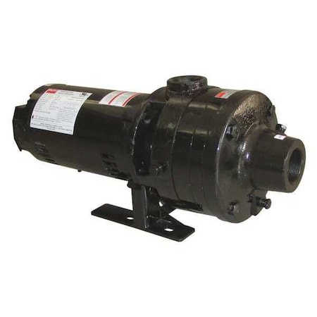 Dayton Pressure Booster Pump, 1 hp, 208 to 240/480V AC, 3 Phase, 1-1/2 in NPT Inlet Size, 2 Stage 45MW19