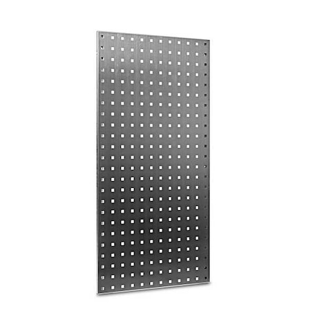 Triton Products (2) 18 In. W x 36 In. H Stainless Steel 18-Gauge Square Hole Pegboards Mounting Hardware, PR LB18-S