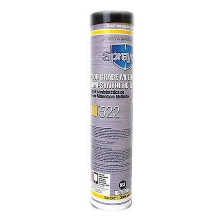 Sprayon Food Grade Grease, Cartridge, 14 Oz. S00522014