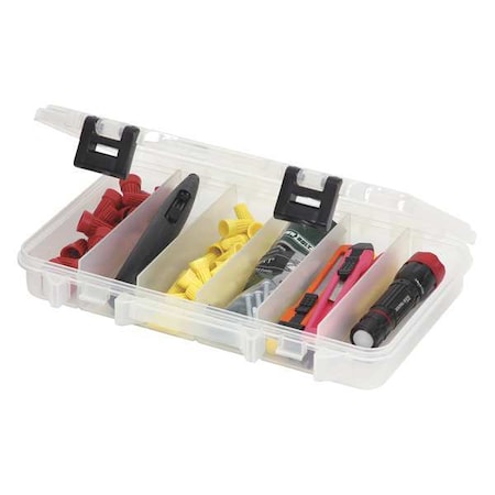 Plano Compartment Box with 6 compartments, Plastic, 7 1/4 in H x 10 57/64 in W 2360670