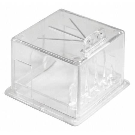 Zoro Select Machine Lockout, Clear, 1/4" dia., Max. Number of Padlocks: 2 45MZ92