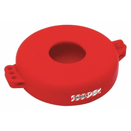 Zoro Select Gate Valve Lockout, 3/8in Padlock Max Dia 45MZ58