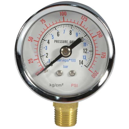 Speedaire Pressure Guage PN2D1220V14KSG