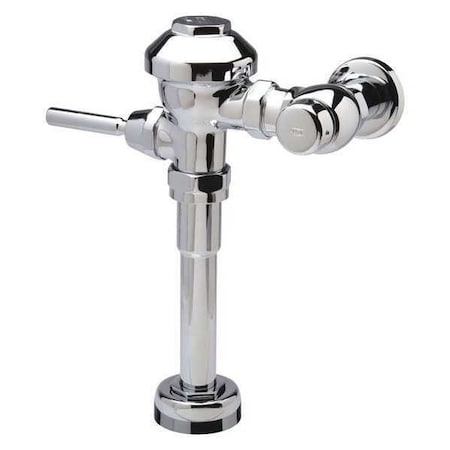 Zurn Urinal Manual Flush Valve, 3 gpf gpf, Polished Chrome, 1 in, 1 1/4 in Spud Coupling Z6001-YB-YC