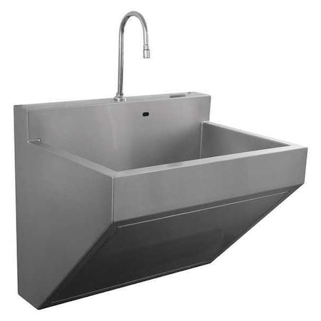 23 W X 30 L X 26 H Wall Mount 304 Stainless Steel Scrub Sink