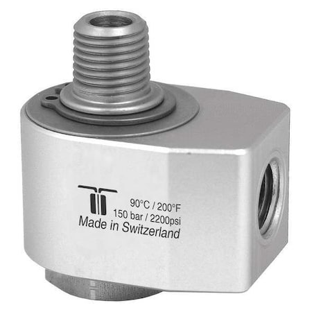 Mosmatic Rotary Union, NPTF X NPTM, Single, 30 RPM 40.031