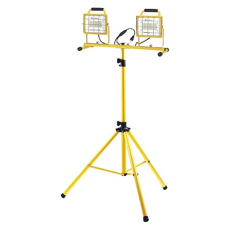 Southwire PROBUILT 10,000 Lumens, LED Yellow Temporary Job Site Light 111005