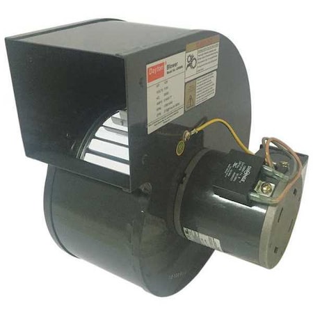 Dayton Rectangular OEM Blower, 1670 RPM, 1 Phase, Direct Drive, Steel 1 Speed 45NM97