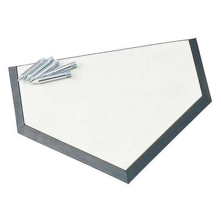 Champion Sports Home Plate, 12 lb., Rubber 85