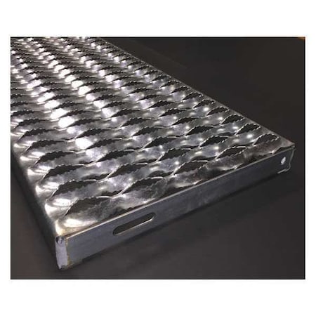 Zoro Select Anti-Slip Stair Tread, 36 in. L, 12 in. W 3251514-TRD36