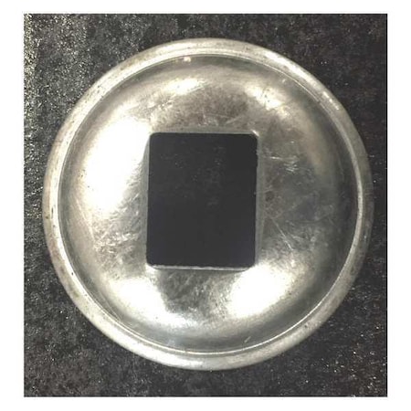 Zoro Select Bolt Seat, Steel, 1-3/4 in. L x 3/8 in. H, PK10 PBOLTSEAT-PK10