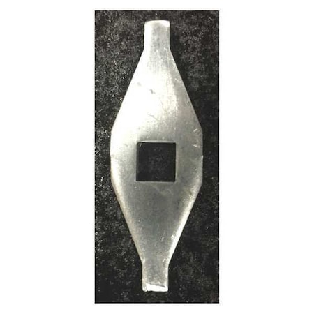 Zoro Select Diamond Washer, Pregalvanized, 2-1/4 in. L, PK10 GRIPWASH-PK10