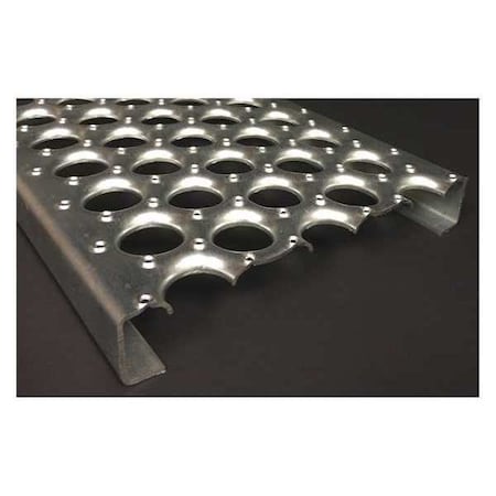 Zoro Select Anti-Slip Channel, 144 in. L, 13 Gauge 61G13102-12