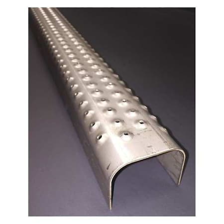 Zoro Select Anti-Slip Ladder Rung, 50 in. L, 16 Gauge 63S4L16-48.75