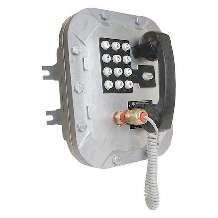 Hubbell Gai-Tronics Telephone, Analog, Gray, Auxiliary Output 352-001