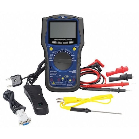 Otc Digital Multimeter, 1,000 V Max DC, 0 V Max AC, TRMS, 4,000 Instrument Counts, Backlit LCD 3980