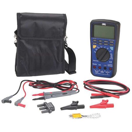 Otc Insulation Multimeter, 1,000 Max. AC Volts, 1,000 Max. DC Volts, 600 mA Max. AC Amps 3990