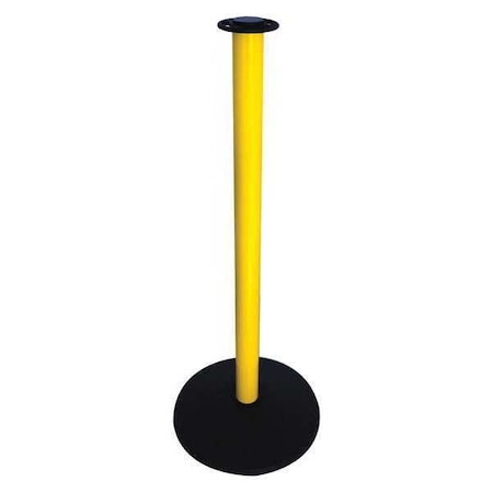 Visiontron Flat Top Rope Post, Yellow Aluminum ST601U-YA