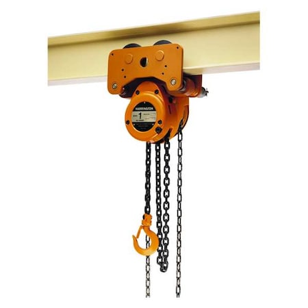 Harrington Manual Chain Hoist, 2000 lb., 10 ft. Lift G-NTH010-10