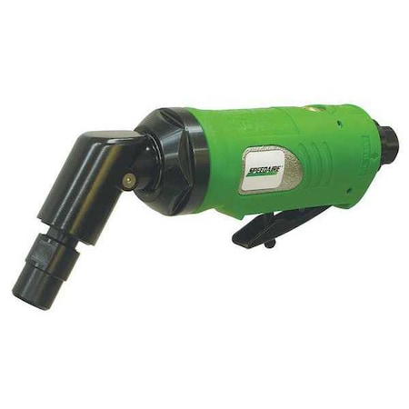 Speedaire 120 Degree Die Grinder, 1/4 in NPT Male Air Inlet, 1/4 in Collet, Medium Duty, 18,000 RPM, 0.5 hp 45NW66