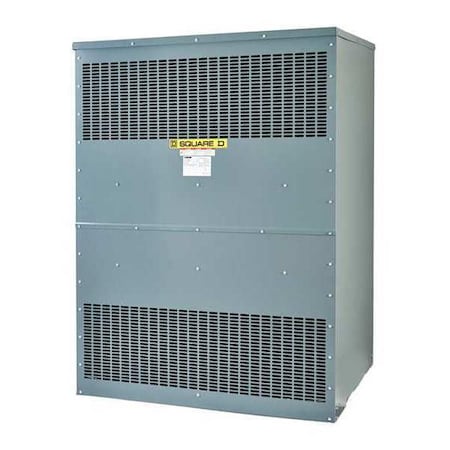 Square D Low Voltage Distribution Transformer, 500 kVA, NEMA 1, 150°C, 120/208V AC, 600V AC EX500T79H