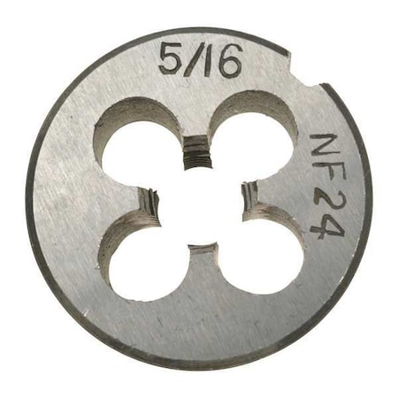 Zoro Select Alloy Steel Die, 5/16-24 UNF CCT1060-91