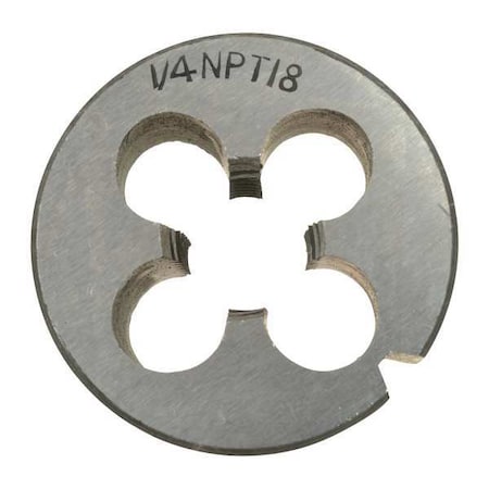 Zoro Select Alloy Steel Die, 1/4-18 NPT CCT1060-15