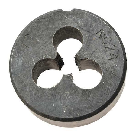Zoro Select Alloy Steel Die, 12-24 UNC CCT1060-51