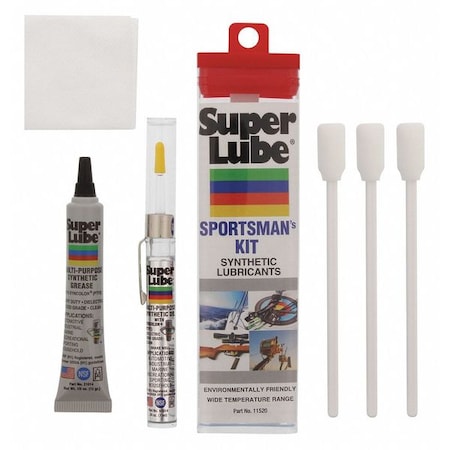 Super Lube Multipurpose Lubricant, 7 mL., Tube, Synthetic Oil, Clear 11520