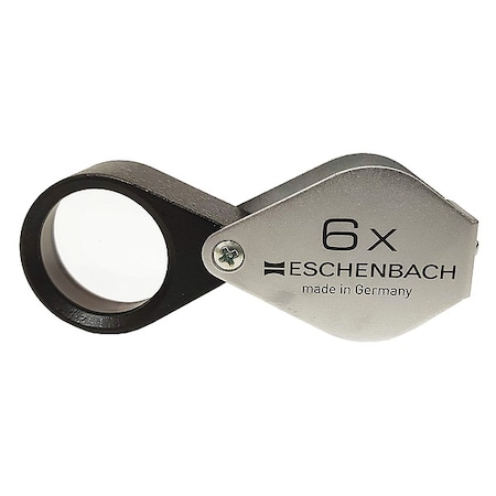 Eschenbach Optik Gmbh Handheld Magnifier, 23mm, 24D, Chrome 1176-6