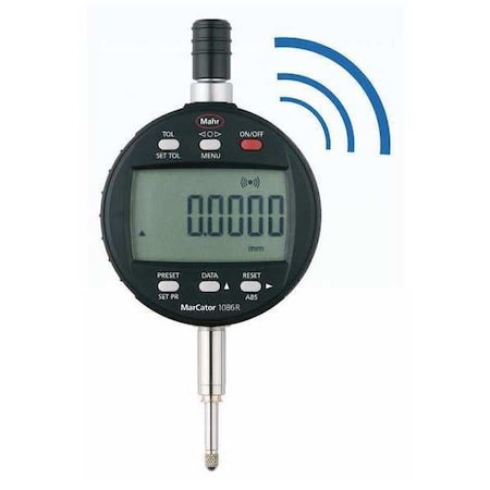Mahr Digital Indicator, 1086 Ri, 0.5 in. Range 4337624