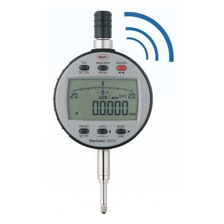 Mahr Digital Indicator, 1087 Ri, 0.5 in. Range 4337663