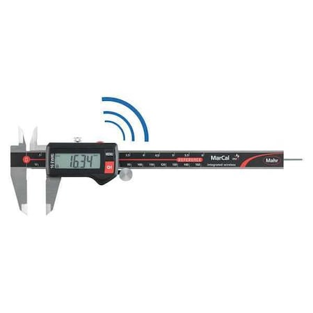 Mahr Digital Caliper, 40mm Jaw D, Wireless, IP67 4103401