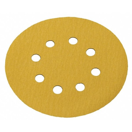 Norton Abrasives Hook-and-Loop Sanding Disc, 180 Grit, PK50 66261130240