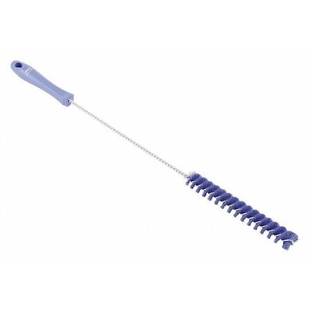 Remco 3/4" W Tube and Valve Brush, Medium, 14 in L Handle, 19 9/10 in L Brush, Purple 53768