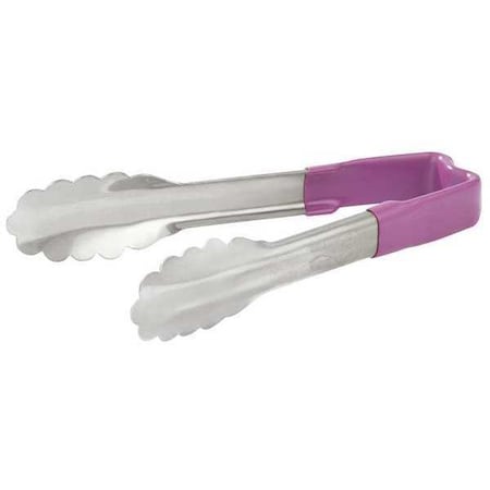 Vollrath Utility Tong, Purple, 6 in. Overall L 4780680
