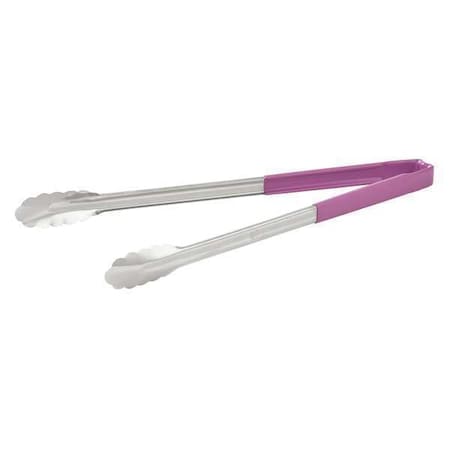Vollrath Utility Tong, Purple, 16 in. Overall L 4781680
