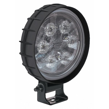 J.W. Speaker Work Light, 4-57/64inL, Flood Beam Pattern 670