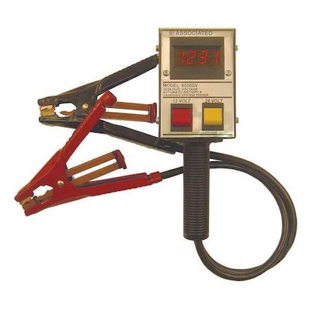 Associated Equipment Battery Tester, Digital, 12 to 24V, 125A 6030DV