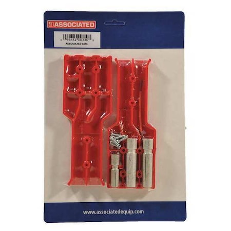 Associated Equipment Polarized A/N Plug, Red, DC 6216