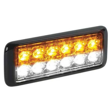 Federal Signal Perimeter Light, Amber/White, 12 LED Head MPS1200U-WA