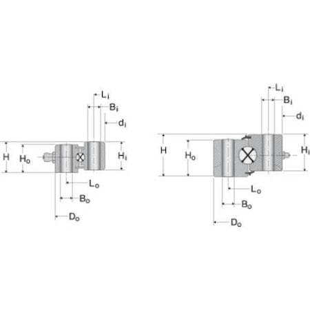 Silverthin Bearing Slewing Ring Bearing, Carbon Steel STO-050