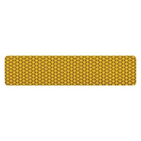Oralite Reflective Tape, Yellow, 9 in. L, 2 in. W 18366