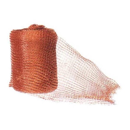 Zoro Select Carbon Steel Wire Mesh, 6 in W, 240 in L, 0.063 in Wire Dia, Brown Stuff It-20
