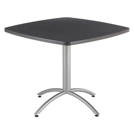 Cafeworks Square Cafe/Breakroom Table, Graphite Granite - 42" Square x 29"H, 42" W, 42" L, 29" H, Graphite 65688