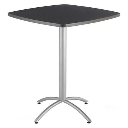 Cafeworks Square Cafe/Breakroom Table, Graphite Granite - 42" Square x 29"H, 42" W, 42" L, 29" H, Graphite 65678