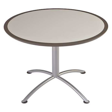 Iland Round Cafe Table, 42" W, 42" L, 30 in H, Gray 69835