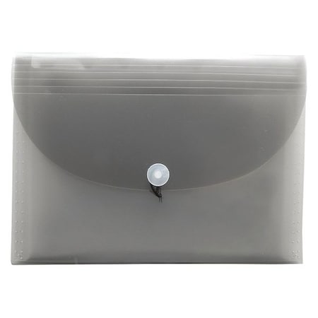 Zoro Select File Holder Expandable 12 x 9", 7 Pocket, Smoke 45TU87