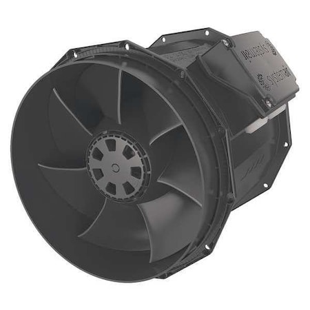 Fantech Inline Duct Fan, Plastic, 120V, 132W prioAir 8 EC